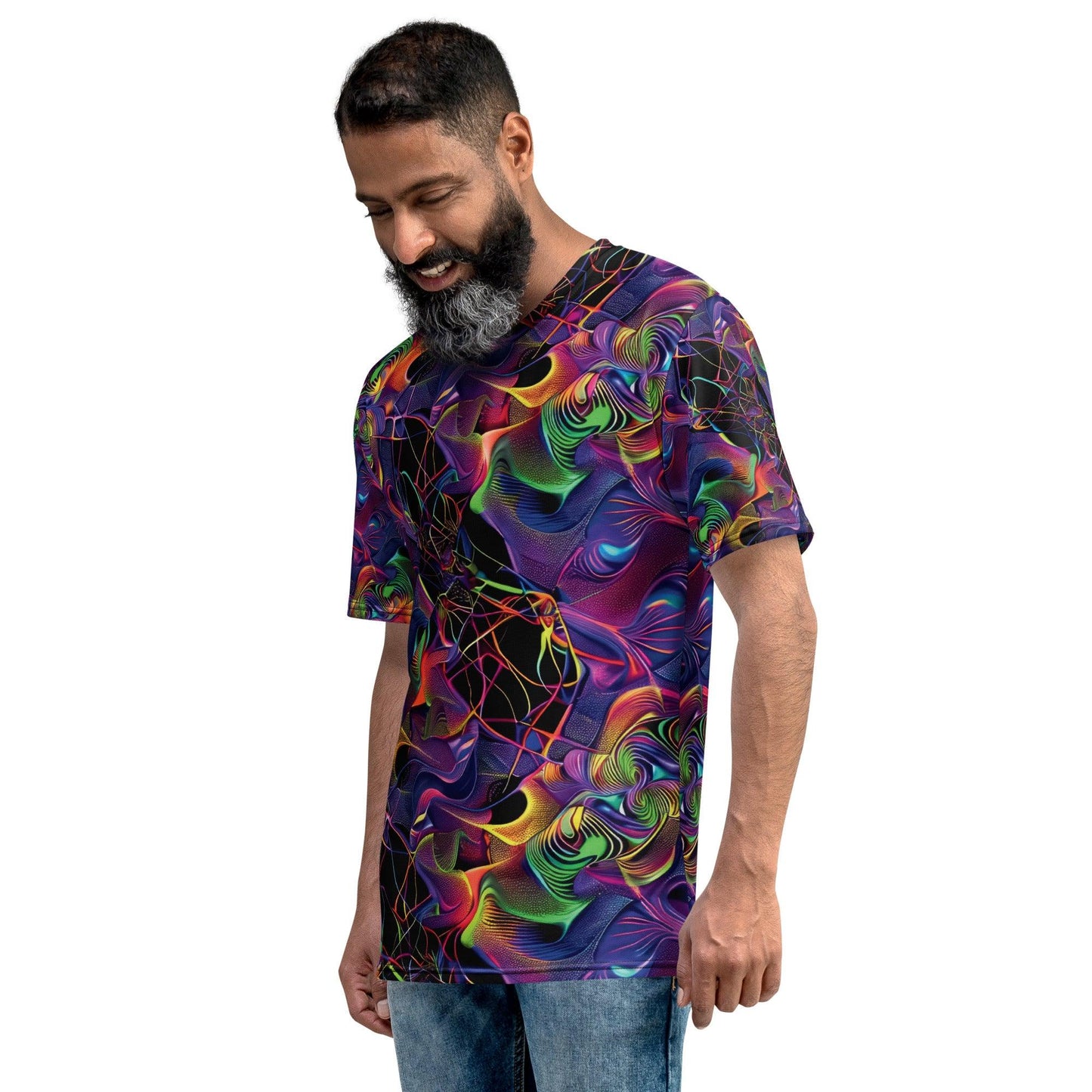 Trippy Abstract Men's Festival T-Shirt