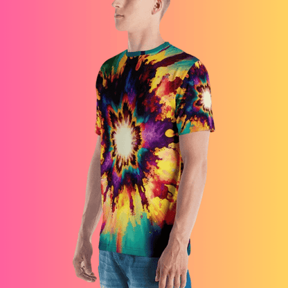 Vibrant Tie-Dye Festival Tee for Music Lovers