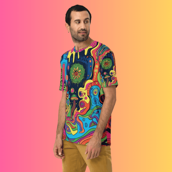 Psychedelic Trippy Abstract T-Shirt for Raves and Festivals