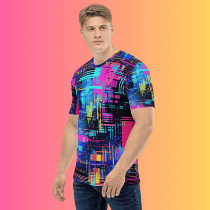 Men's Vibrant Festival Vibe Tee - Perfect for Raves and Outdoor Festivals