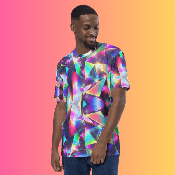 Vibrant Men’s Festival Vibes T-Shirt for EDM Lovers