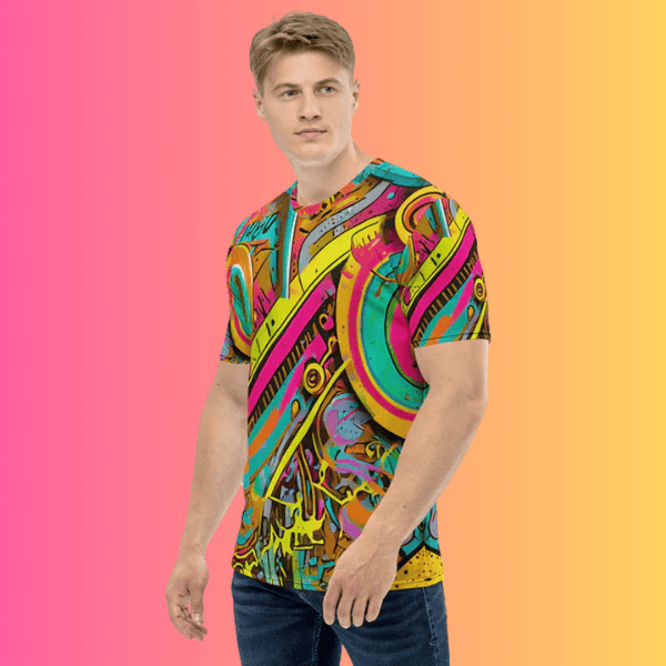 Vibrant Men's Festival T-Shirt for Rave Lovers