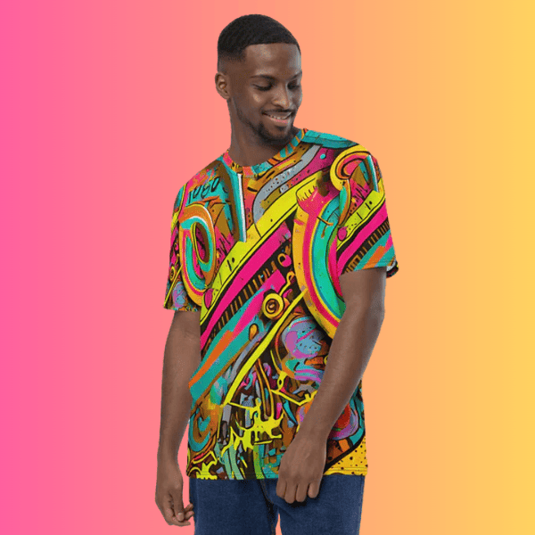 Vibrant Men's Festival T-Shirt for Rave Lovers