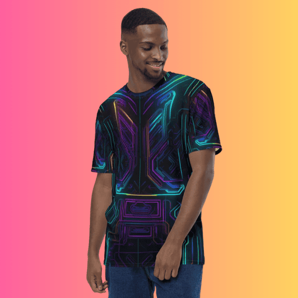 Festival Vibes Men's Playful T-Shirt for Rave Enthusiasts