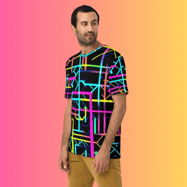 Men's Vibrant Festival Vibes T-Shirt - Perfect Rave Gear for EDM Lovers