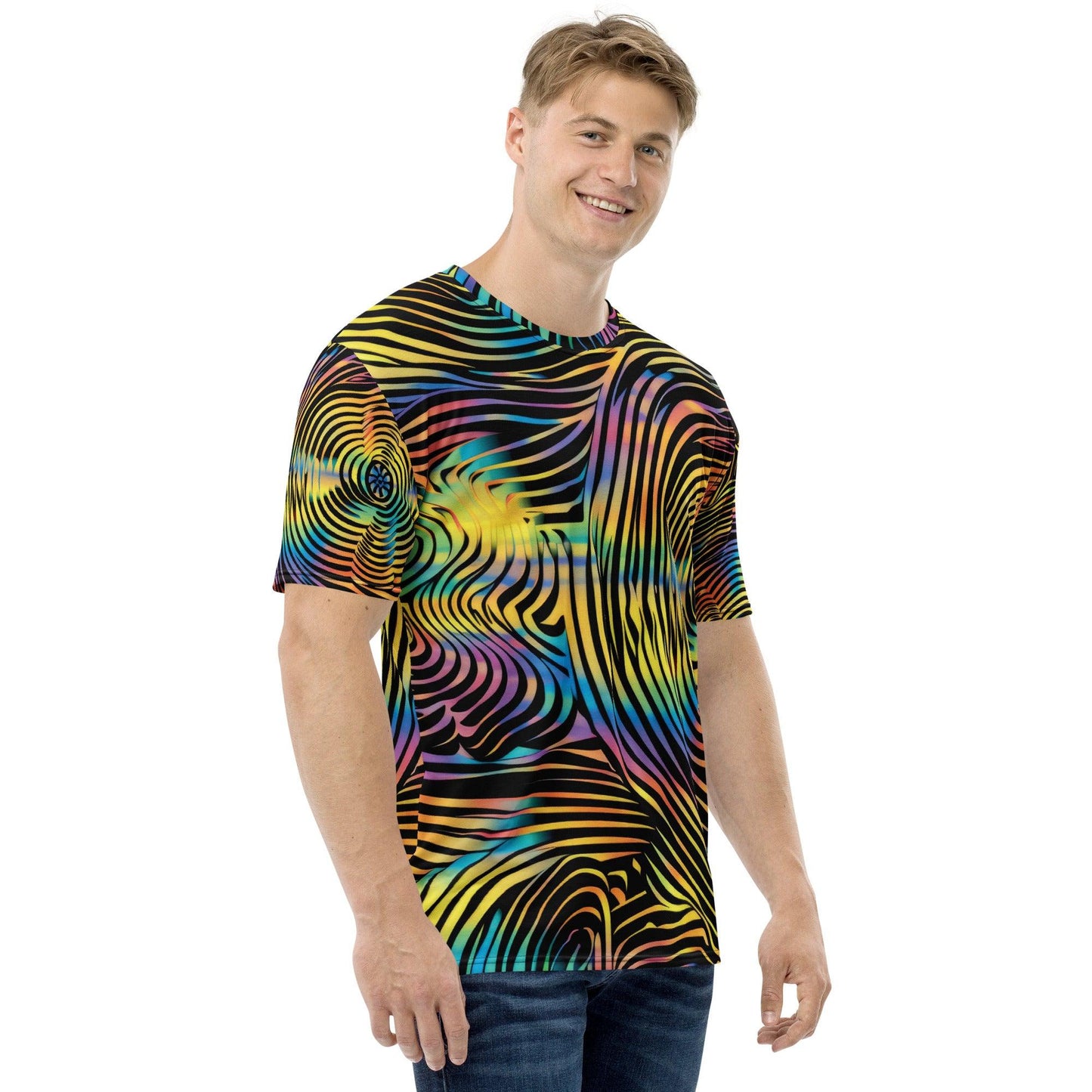 Trippy Abstract Men's Rave T-shirt