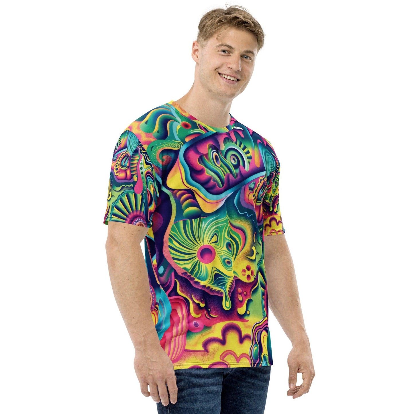 Trippy Abstract Men's Rave T-Shirt