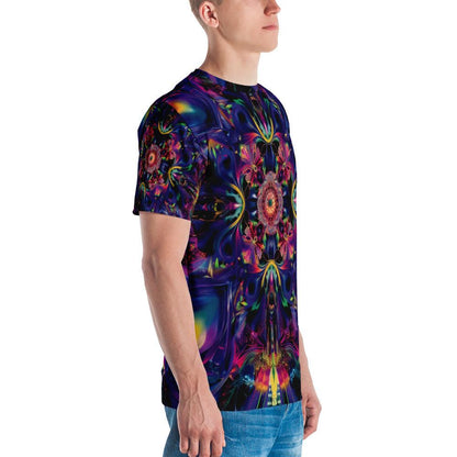 Trippy Abstract EDM Men's Festival T-Shirt