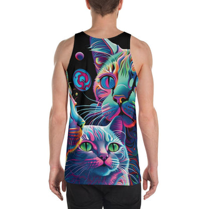 Psychedelic Trippy Streetwear Tank Top for Raves