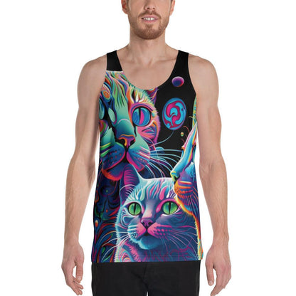 Psychedelic Trippy Streetwear Tank Top for Raves