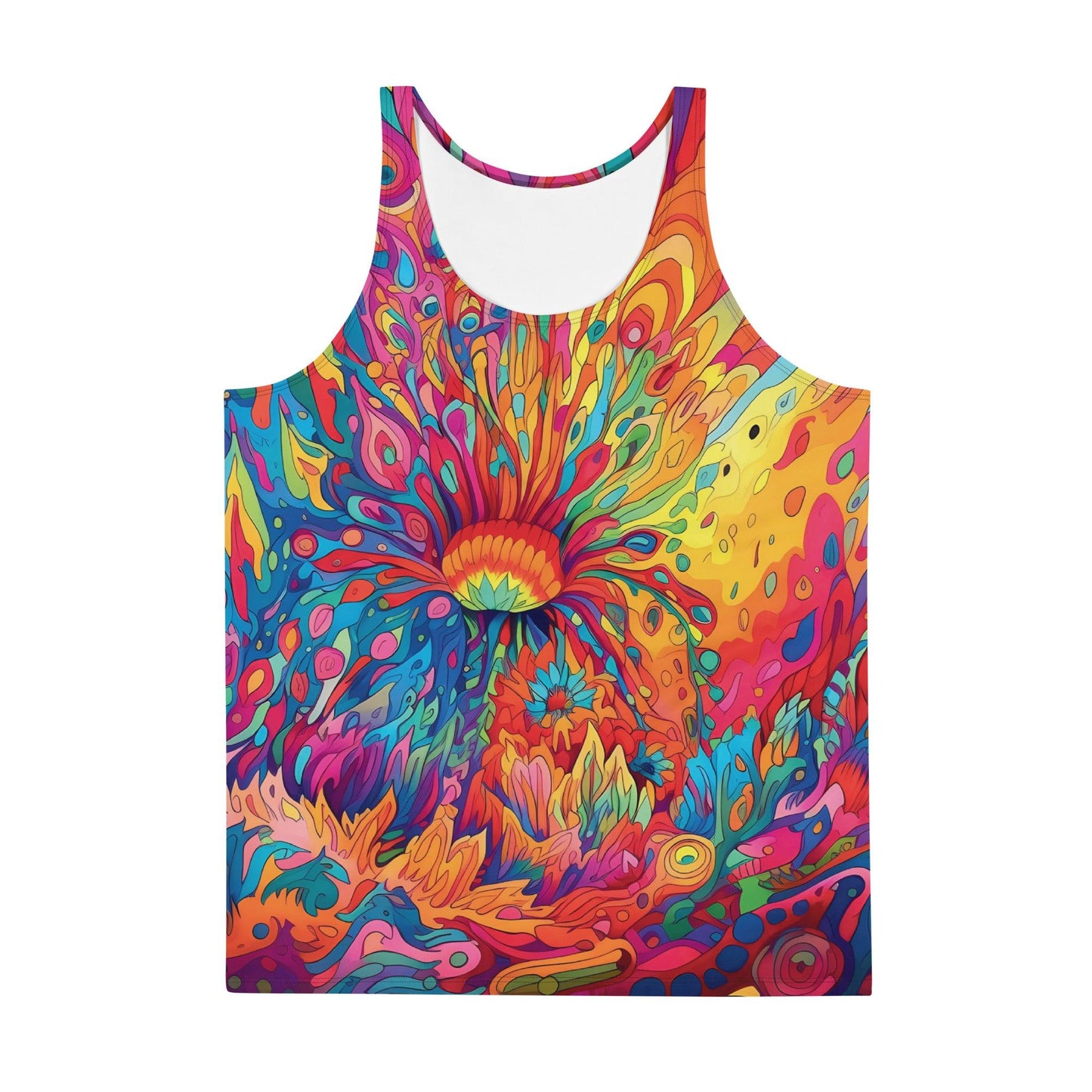 Vibrant Unisex Tank Top - Soft & Stylish for Festivals