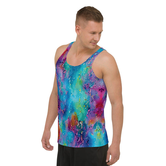 Vibrant Unisex Festival Tank Top - Soft and Playful Fit