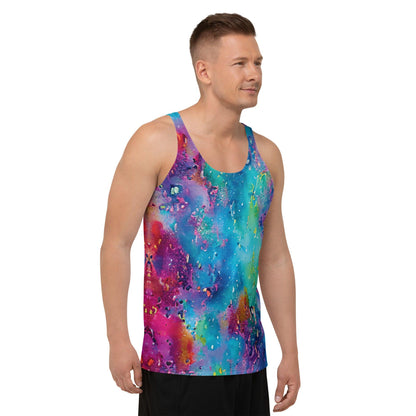 Vibrant Unisex Festival Tank Top - Soft and Playful Fit