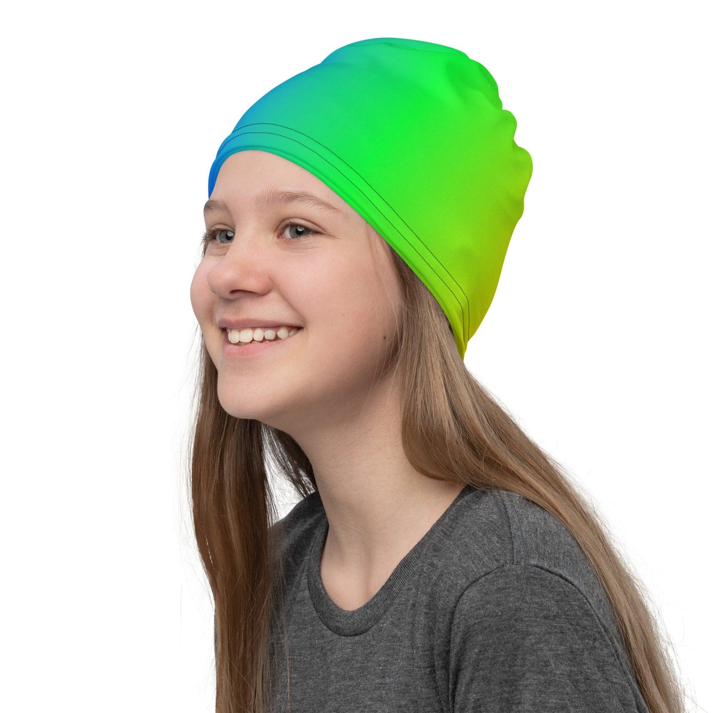 Neon Radiant Multi-Use Neck Gaiter for Festivals