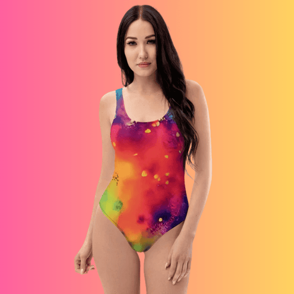 EDM Festival Ready One-Piece Swimsuit