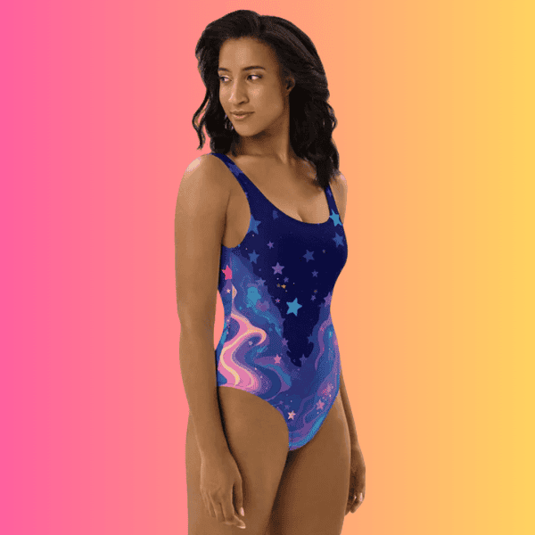 Bold Cheeky One-Piece Festival Swimsuit for EDM Vibes