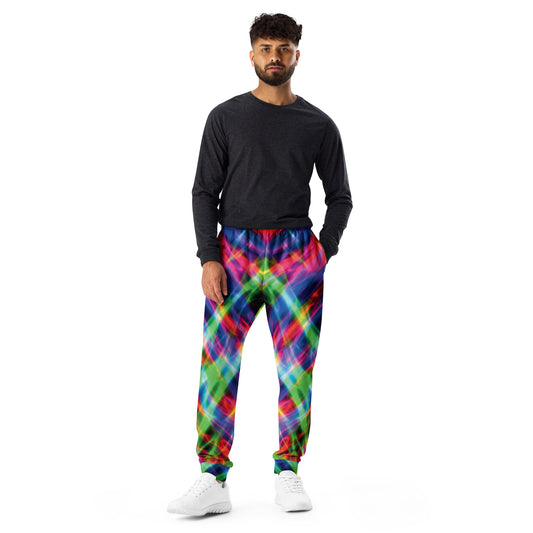 Electric Neon Joggers for Raves and Festivals