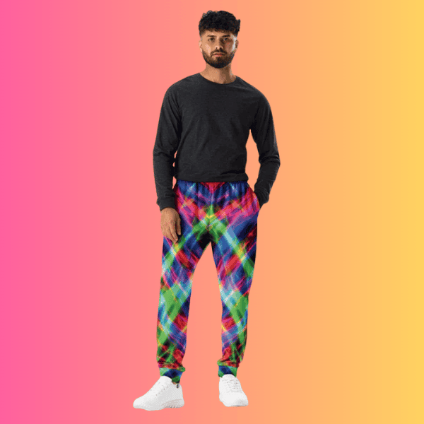 Electric Neon Joggers for Raves and Festivals – Vibrant, Comfortable Dance Wear