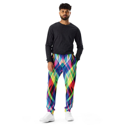 Electric Neon Joggers for Raves and Festivals