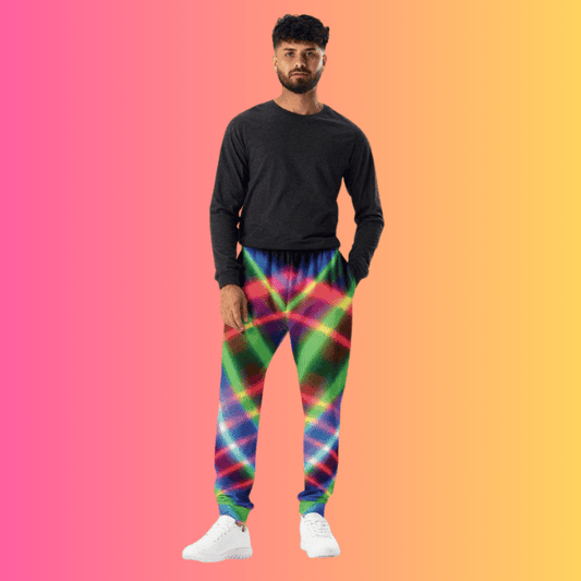 Electric Neon Joggers for Raves and Festivals – Festival Attire for EDM Lovers
