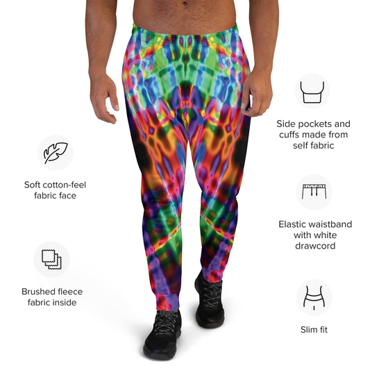 Electric Neon Joggers for Raves and Festivals