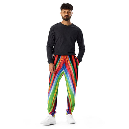 Electric Neon Joggers for Rave Enthusiasts