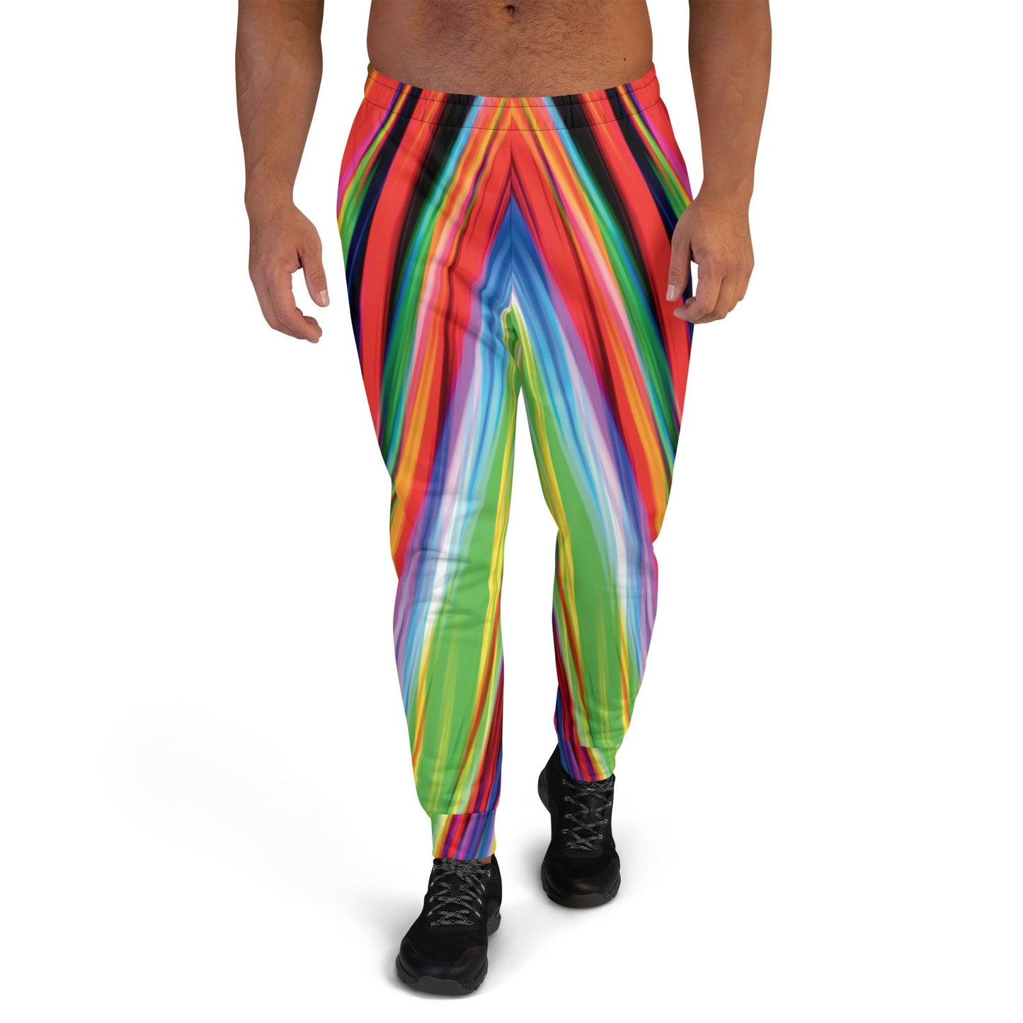 Electric Neon Joggers for Rave Enthusiasts