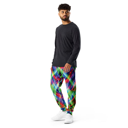 Electric Neon Joggers for Raves and Festivals