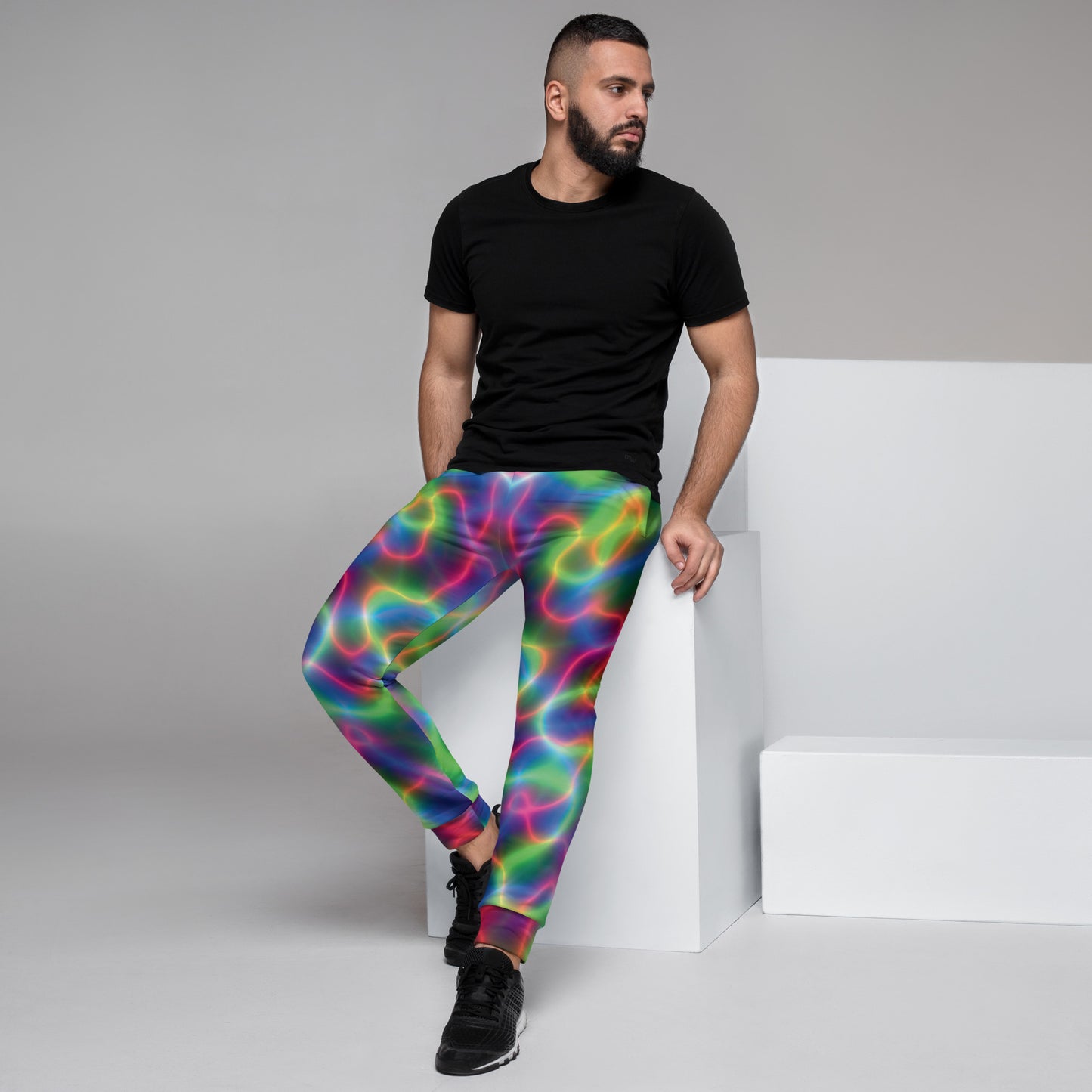 Electric Neon Joggers for Festival Dance