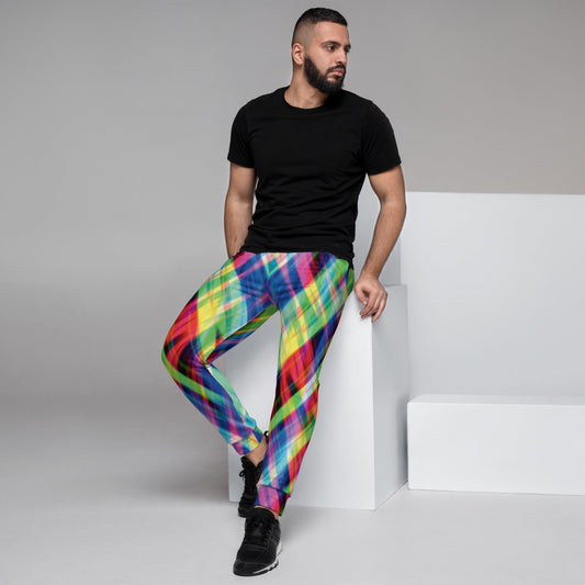 Electric Neon Joggers for Raves and Festivals