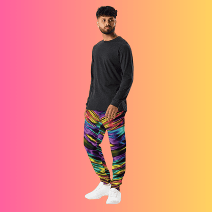 Electric Neon Joggers - Ultimate Rave Streetwear for EDM Lovers