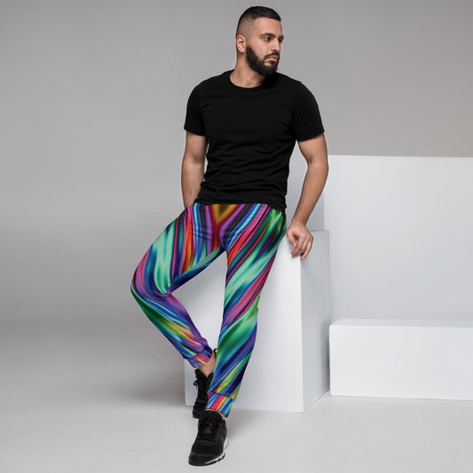 Electric Neon Joggers for Raves and Festivals