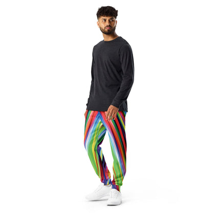 Electric Neon Joggers for Rave Enthusiasts