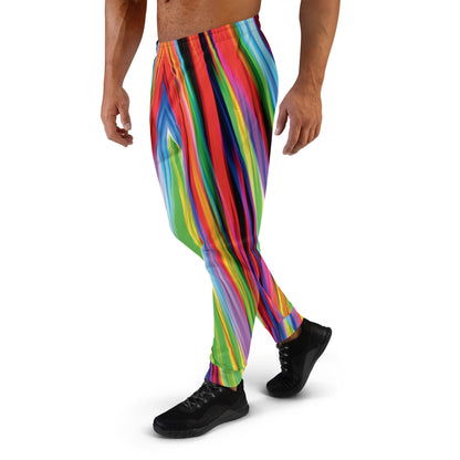 Electric Neon Joggers for Rave Enthusiasts