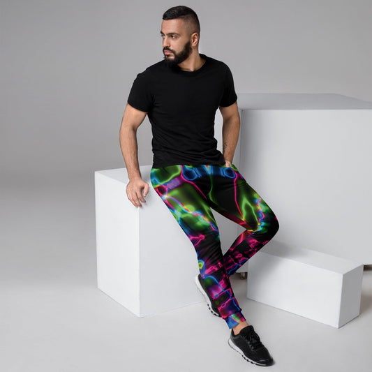 Electric Neon Joggers for Raves and Festivals