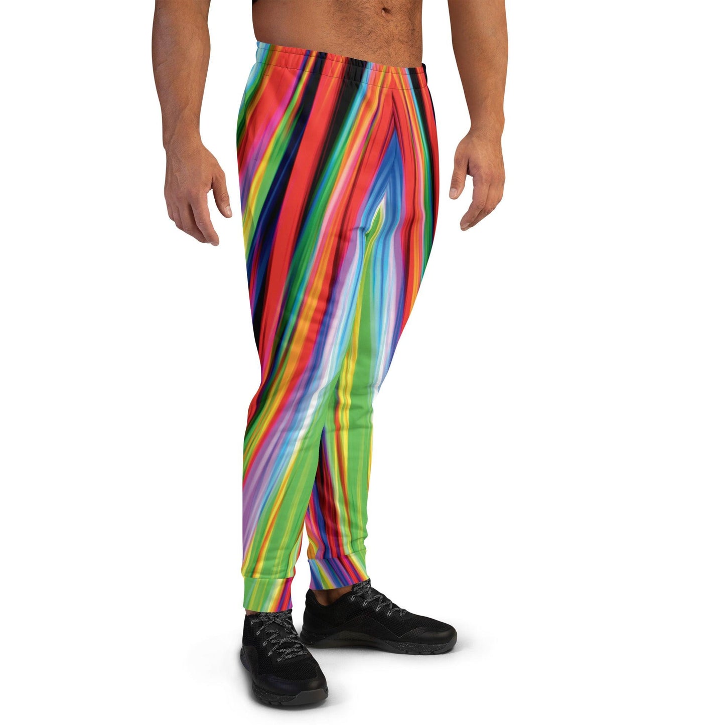 Electric Neon Joggers for Rave Enthusiasts