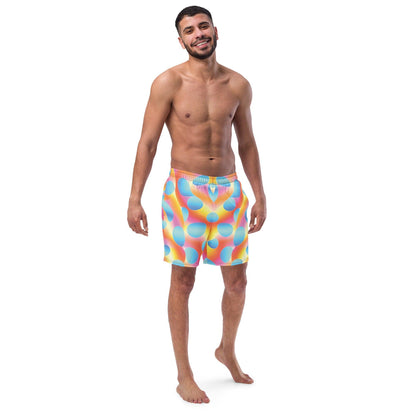 Vibrant Abstract Rave Swim Shorts for Festivals