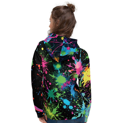 Triangle Paint Splash Unisex Hoodie