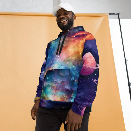 Space Galaxy Unisex Hoodie for EDM Festivals