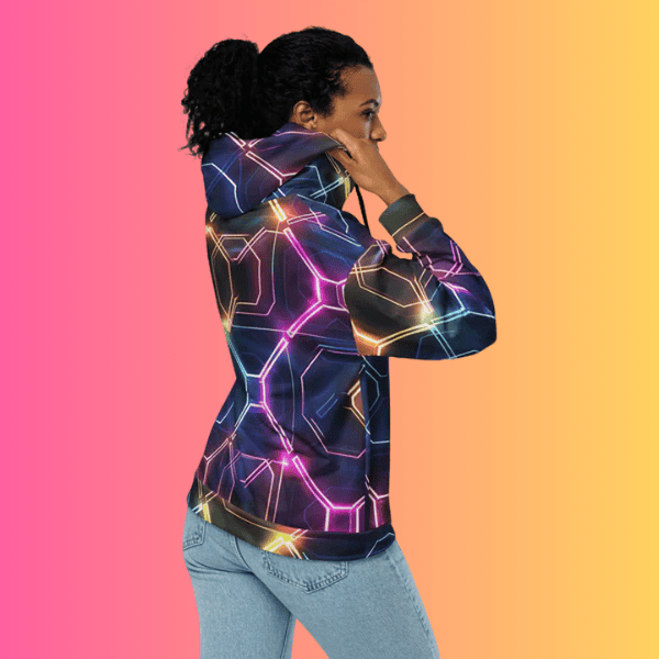 Eco-Friendly Unisex Zip Hoodie for Festivals and Raves