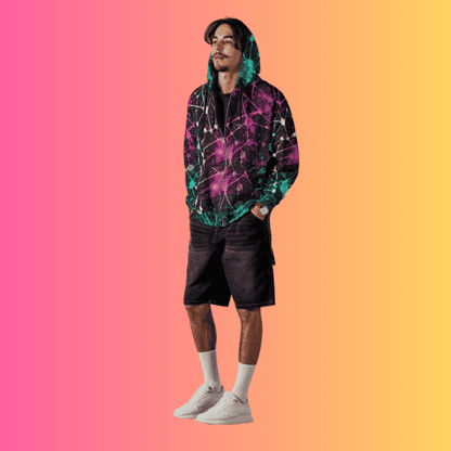 Eco-Friendly Unisex Zip Hoodie - Ideal for Festivals and Everyday Vibes