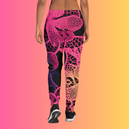 Vibrant Eco-Friendly Women's Festival Joggers for the EDM Scene