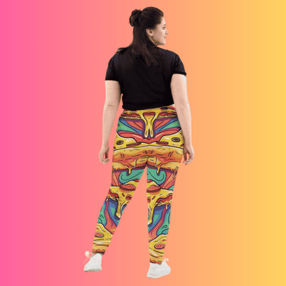 Eco-Friendly Vibrant Festival Joggers for Women - Perfect Rave and Casual Wear