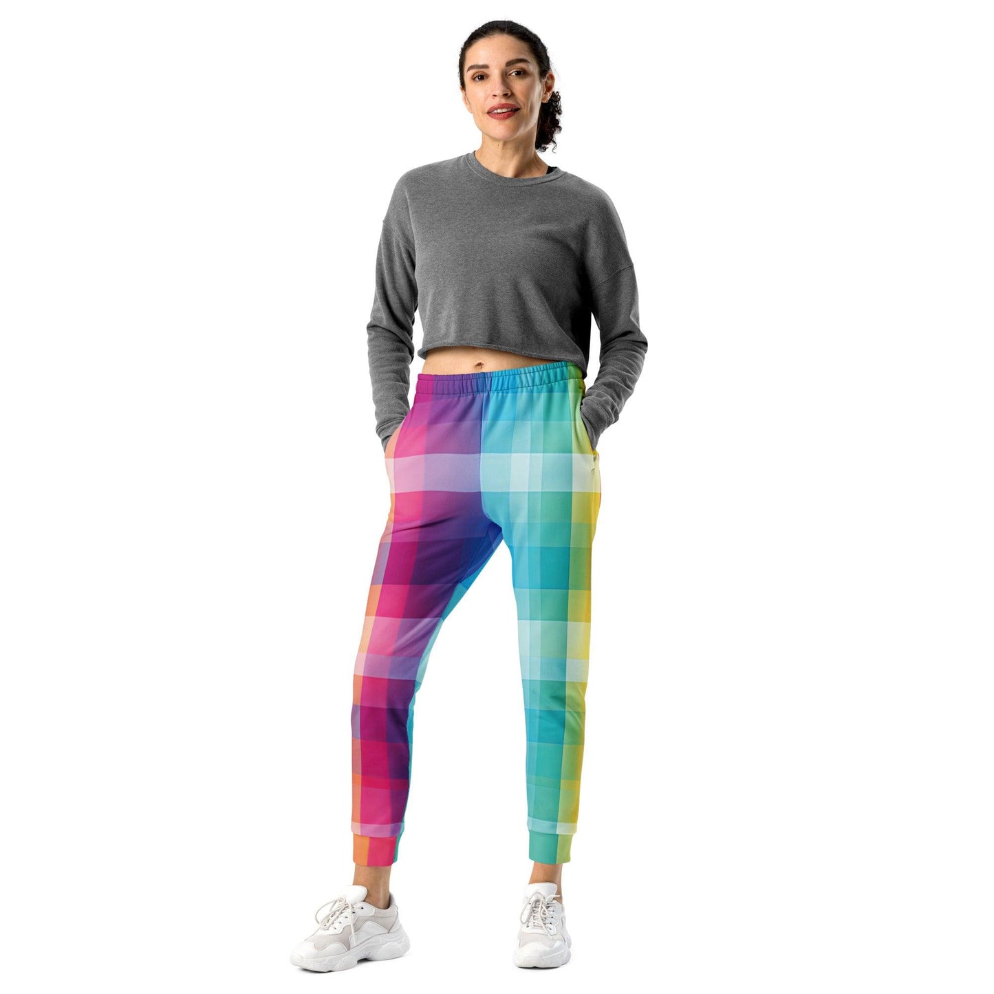 Psychedelic Trippy Festival Rave Joggers for Women