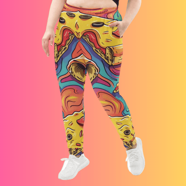 Eco-Friendly Vibrant Festival Joggers for Women - Perfect Rave and Casual Wear