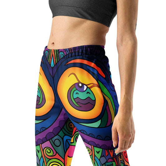 Vibrant Women's Festival Joggers for Raves