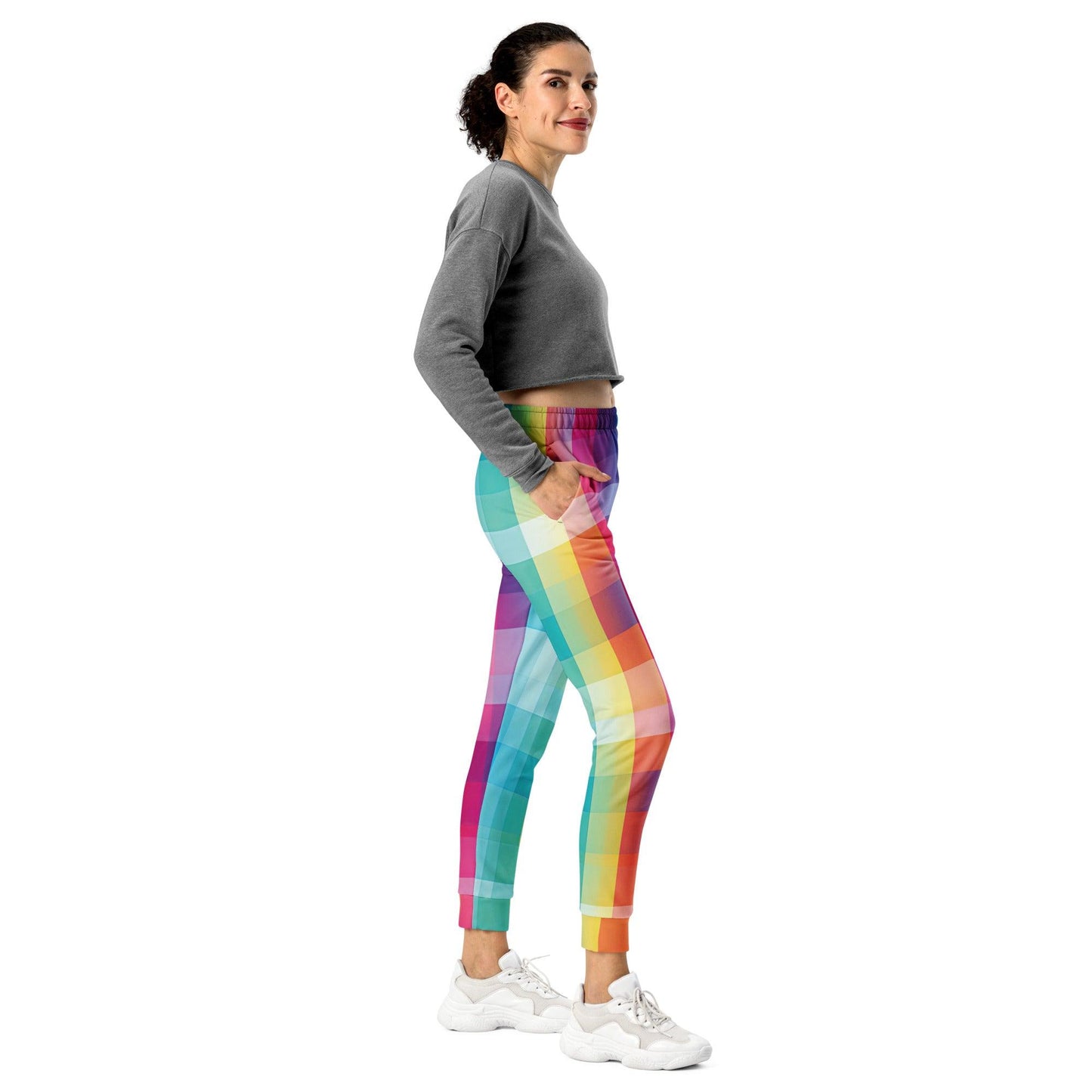 Psychedelic Trippy Festival Rave Joggers for Women