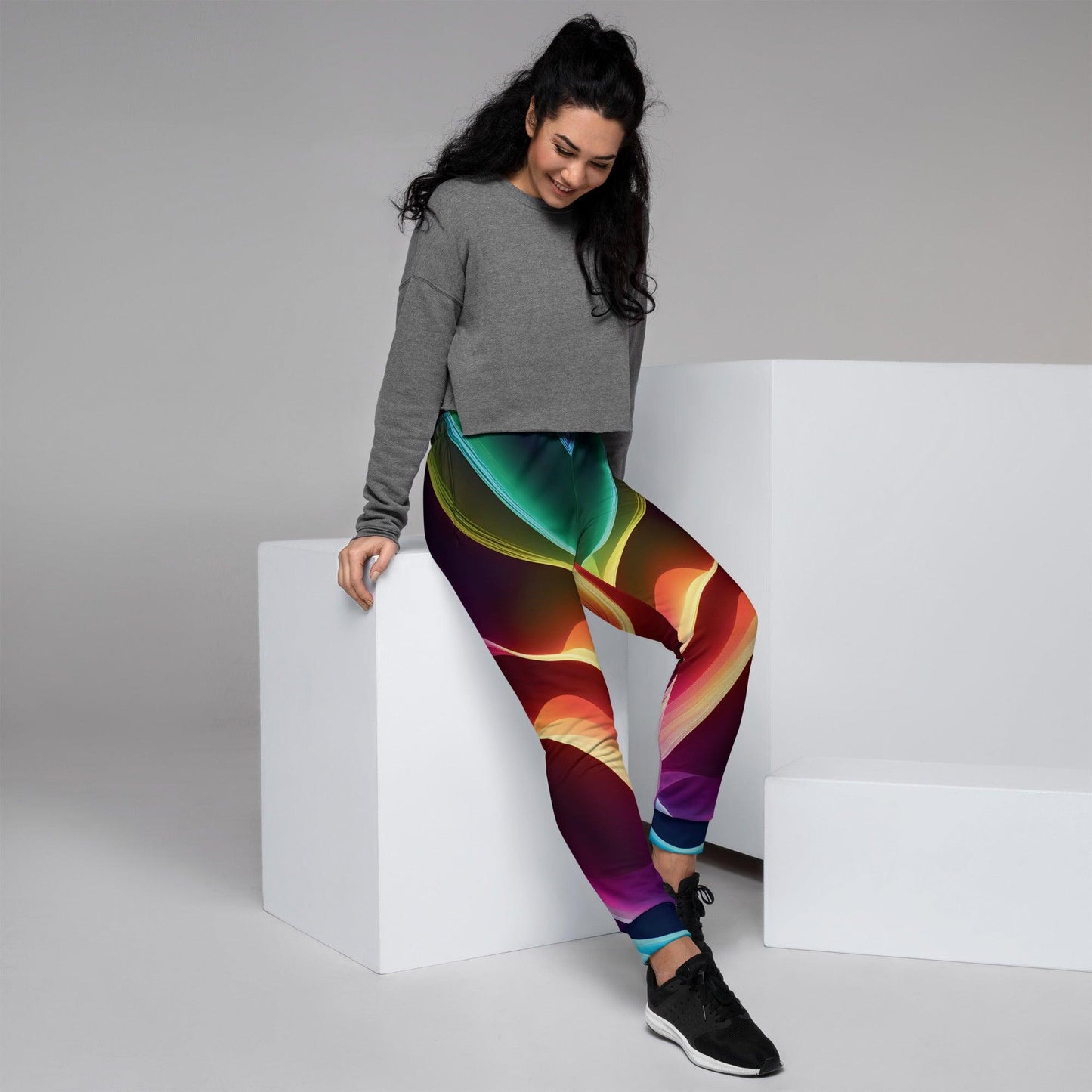 Vibrant Women's Eco-Friendly Joggers for Festivals