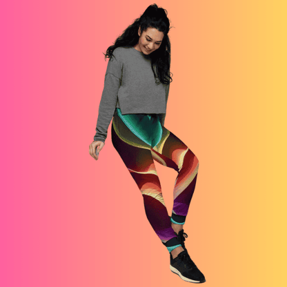 Eco-Friendly Vibrant Women's Festival Joggers for EDM Lovers