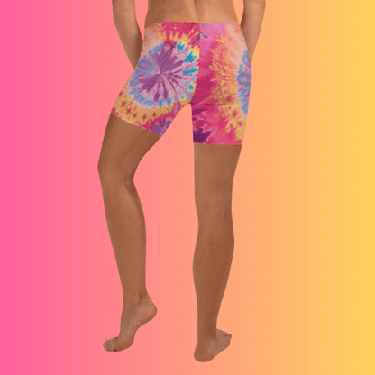 Vibrant Tie-Dye Rave Shorts for Ultimate Festival Vibes